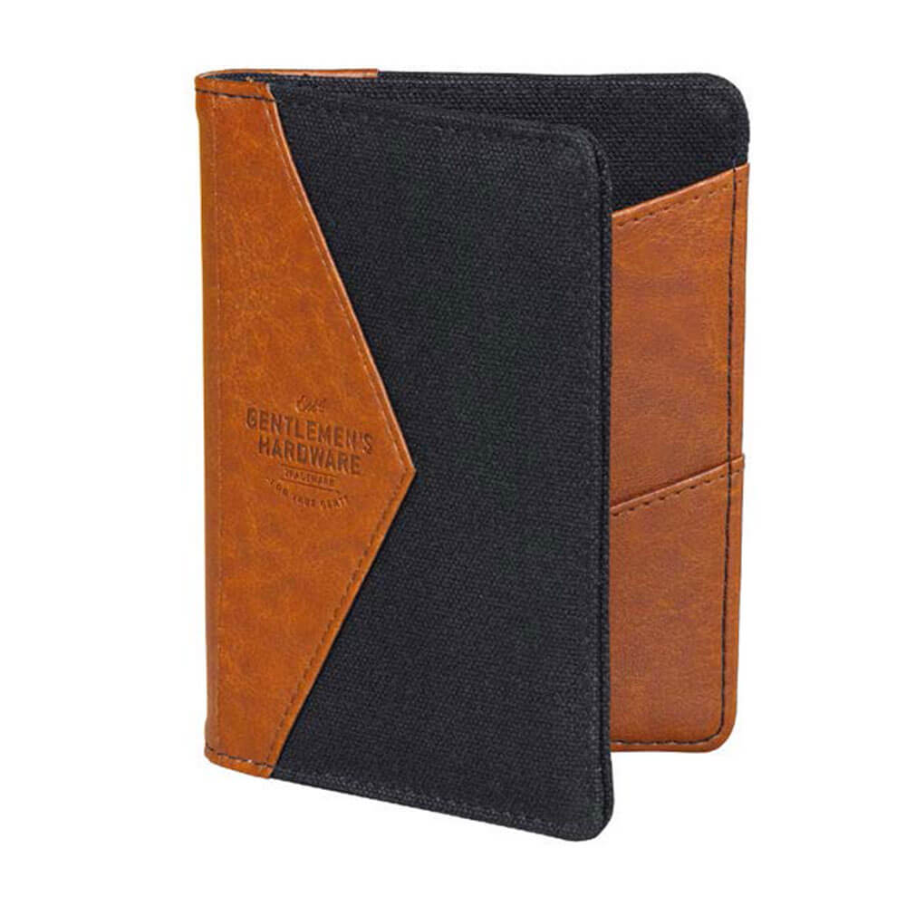 Gentlemen's Hardware Charcoal Canvas Wallet