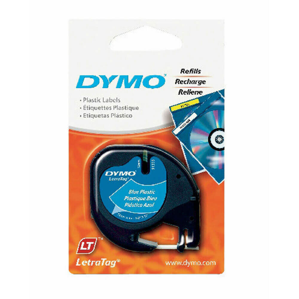 Dymo Letra-Tag Tape Etichetta in plastica