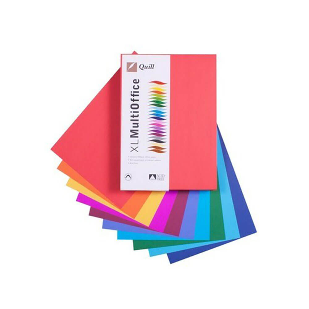 Quill Copy Paper A4 (500pk) assortert