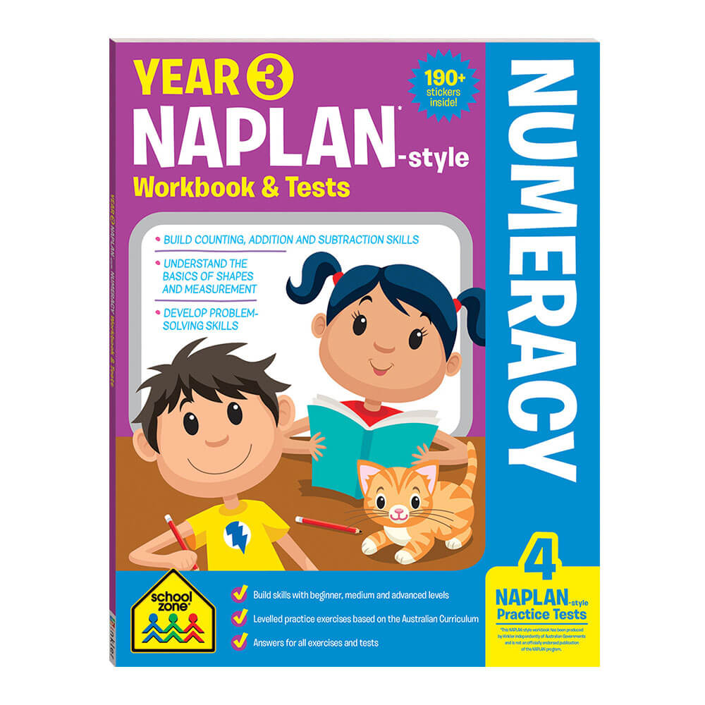 Schoolzone Naplan Year 3 Workbook and Tests