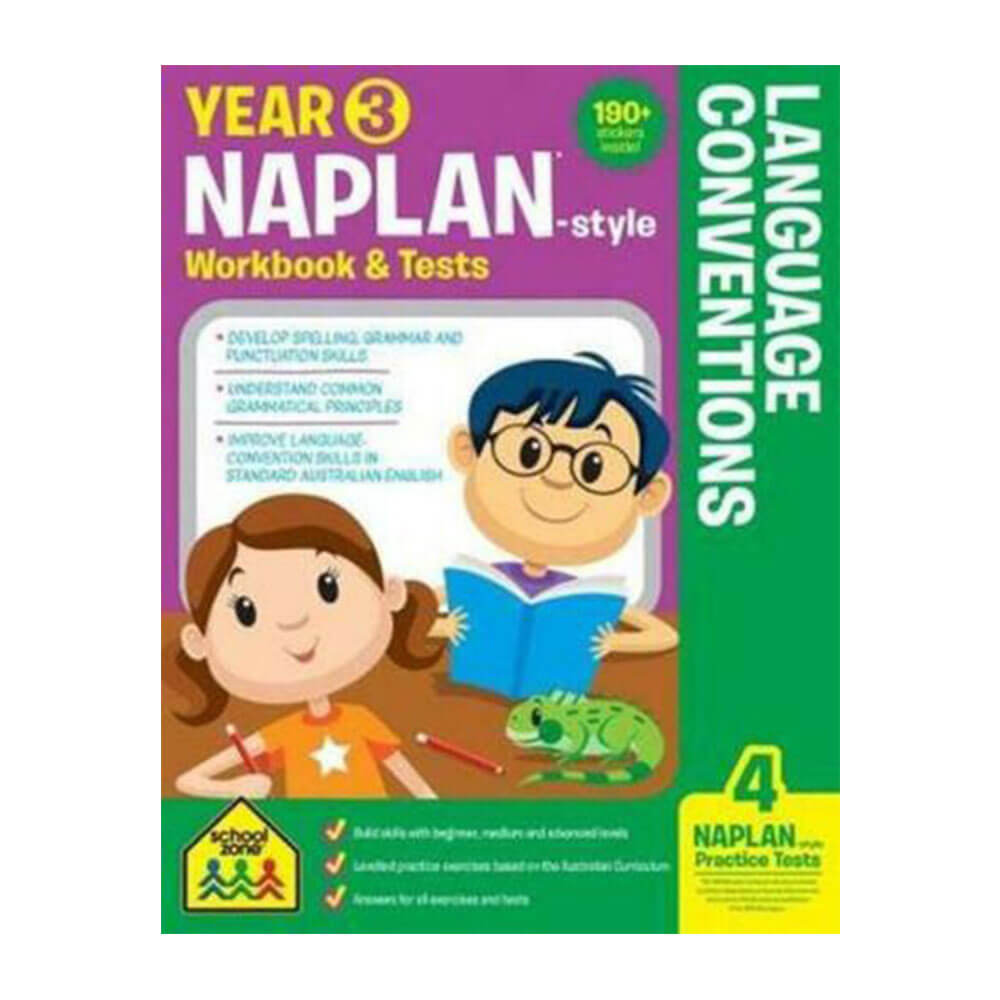 Libro de trabajo y exámenes de NAPLAN ESCHOLONZONE YEPLO