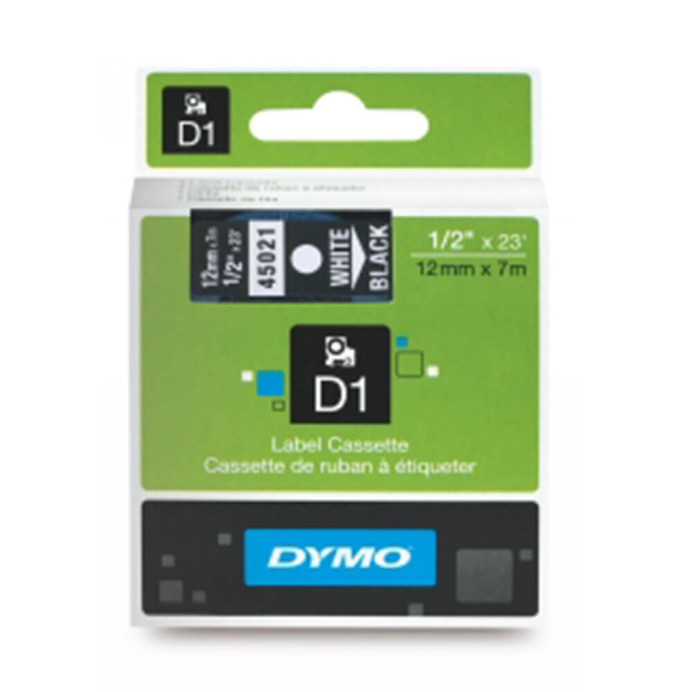 Dymo D1 Tape Etichetta 12mmx7m