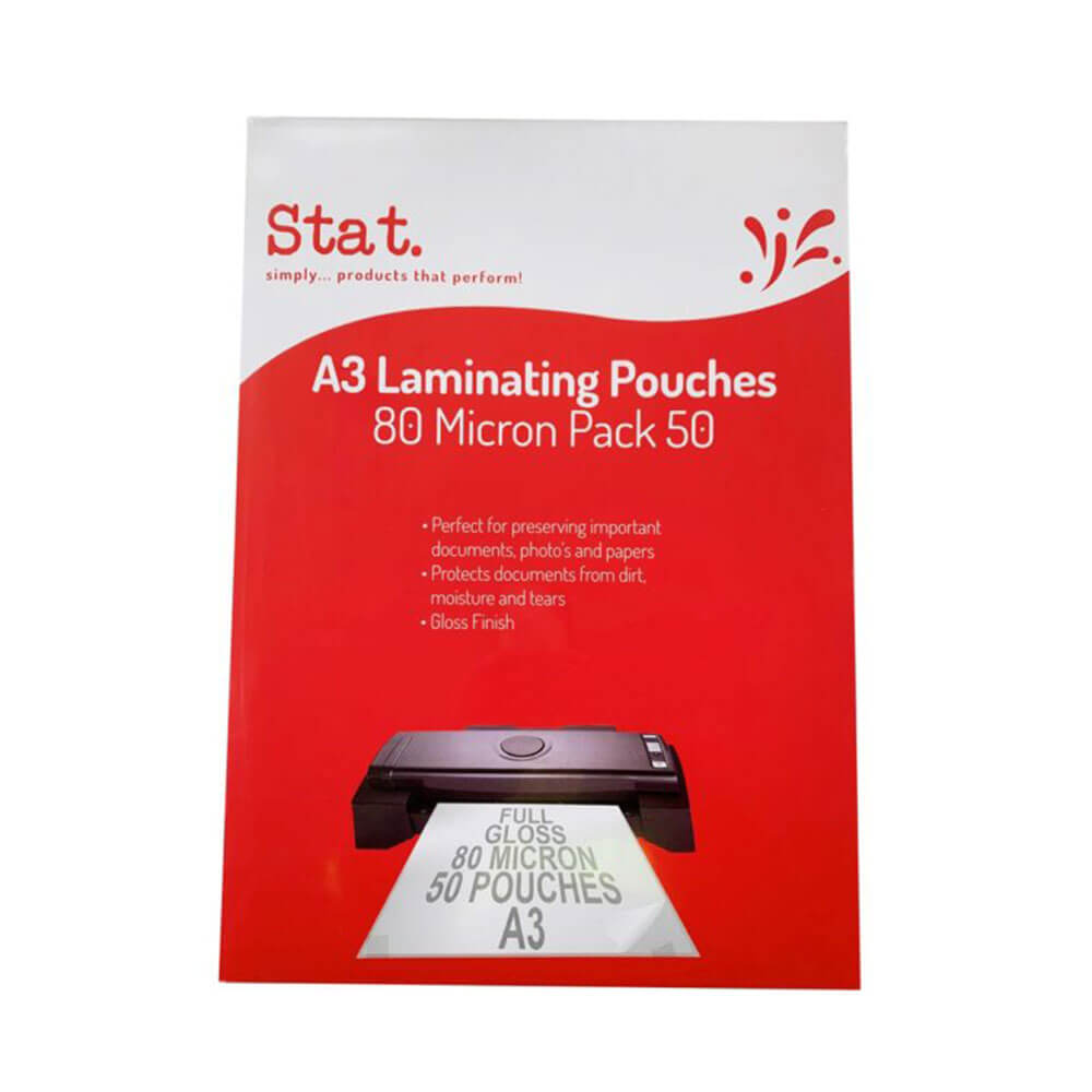 Stat Laminating Pouch 80 Micron (50pk)