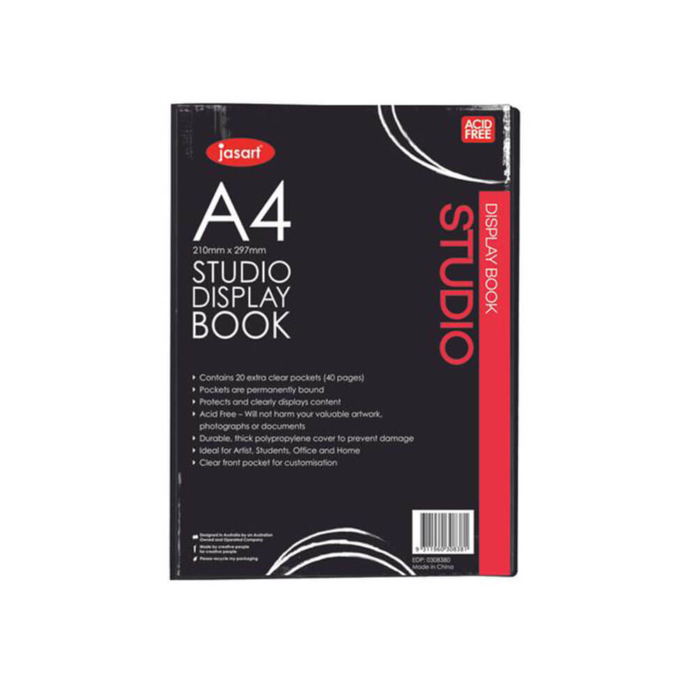 Jasart Display Book Black (20 sider)