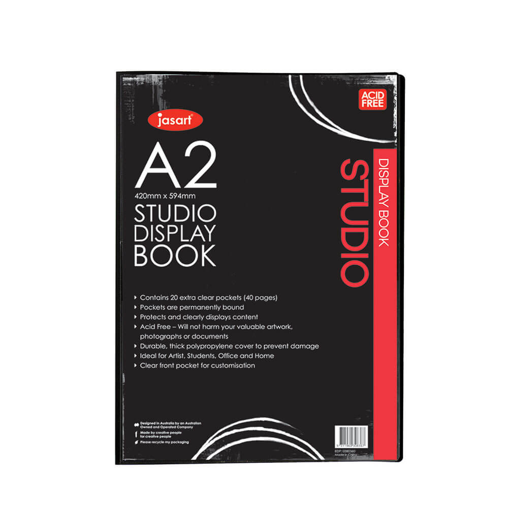 Jasart Display Book Black (20 sidor)