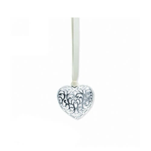 ME Double Sided Heart Pendant Wedding Charm