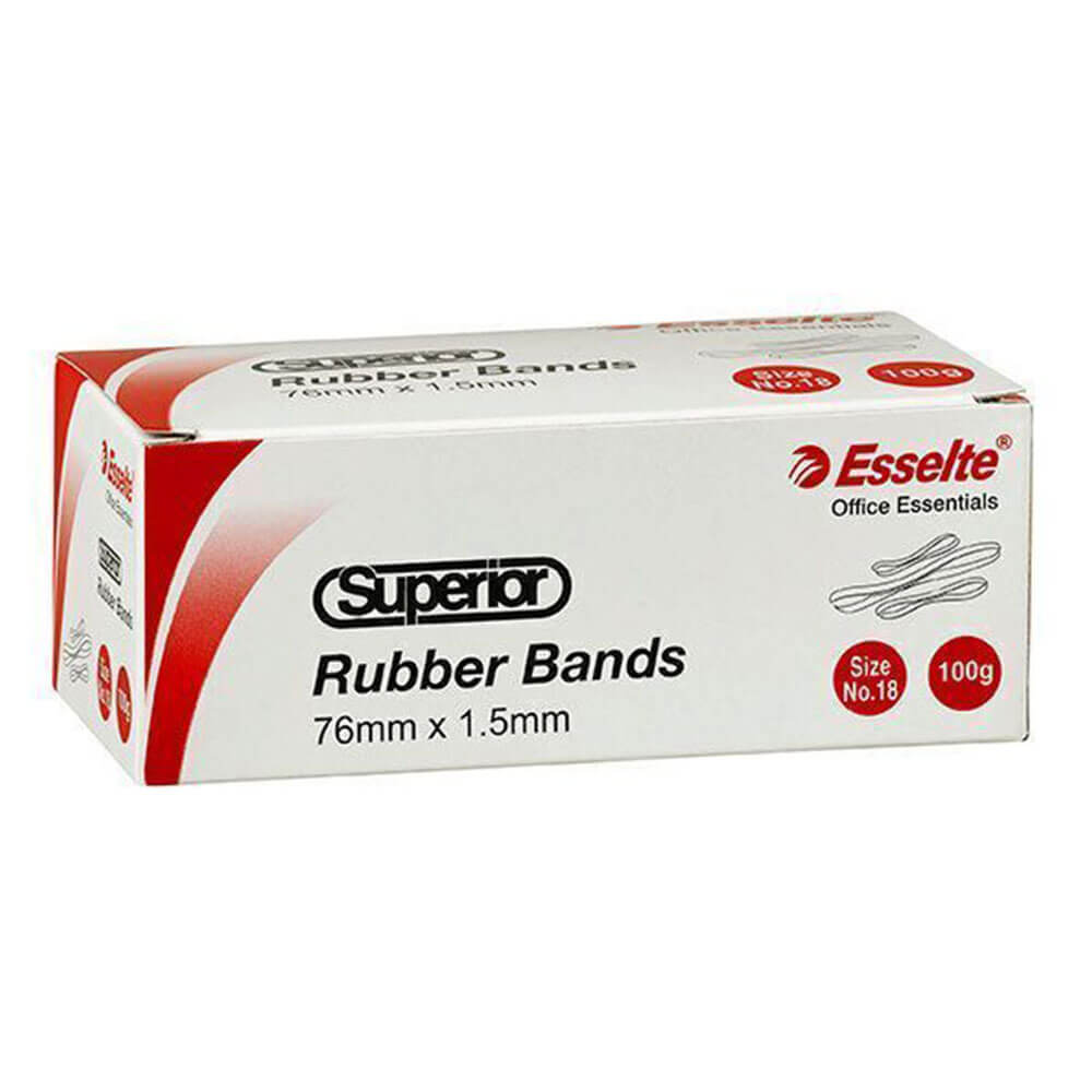 Esselte Superior Elasture Bands in Box 100g