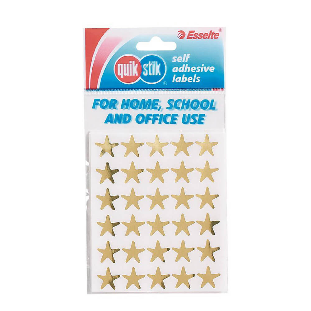 Étiquette de quik stik stars (pack de 10)