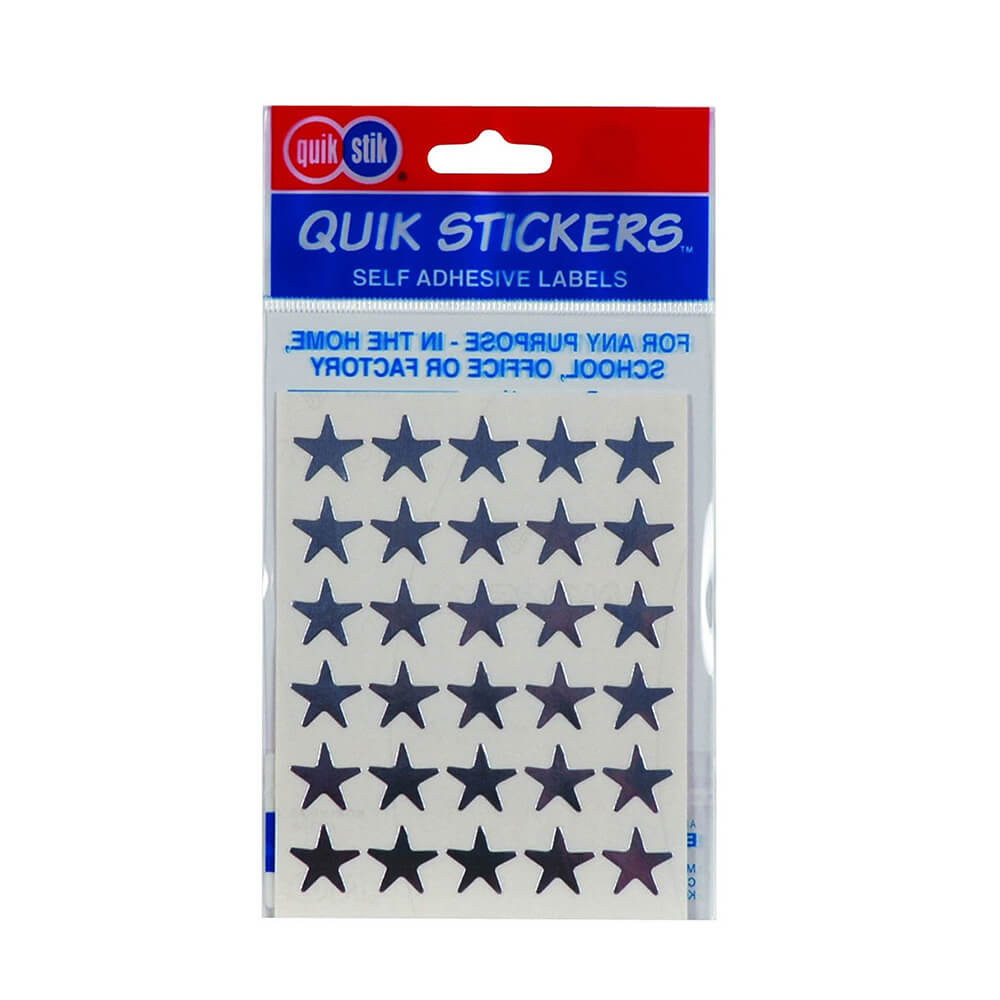 Quik Stik Stars Label (pakke med 10)