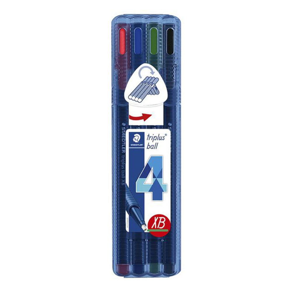 Pen de bolígrafo Staedtler Triplus (paquete de 4)