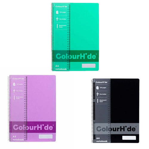 Colourhide A4 Notebook 120pg