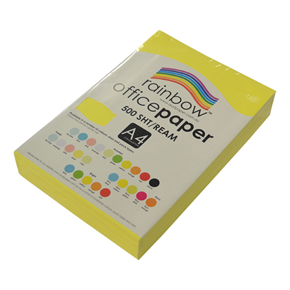 Rainbow A4 Fluoro Copy Paper 75GSM 1-REAM