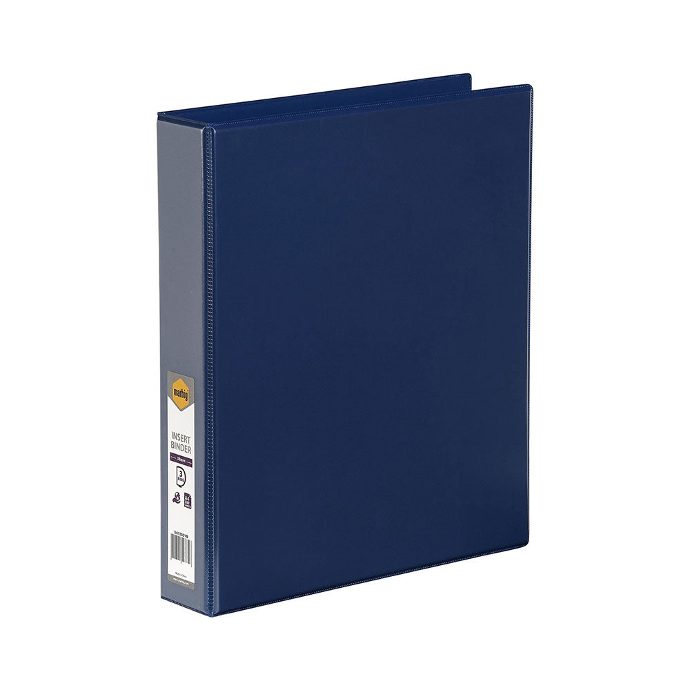 Marbig ClearView A4 3D-ring Insert Binder 38mm