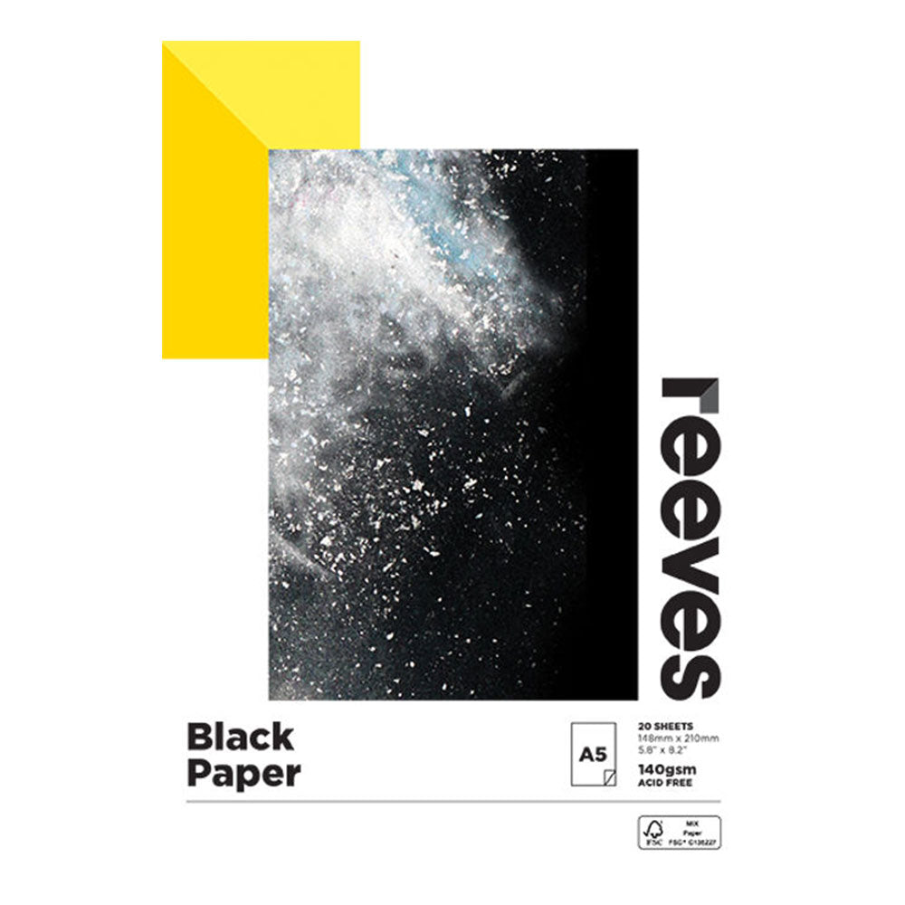 Reeves Mix Pad Paper 140GSM (svart)