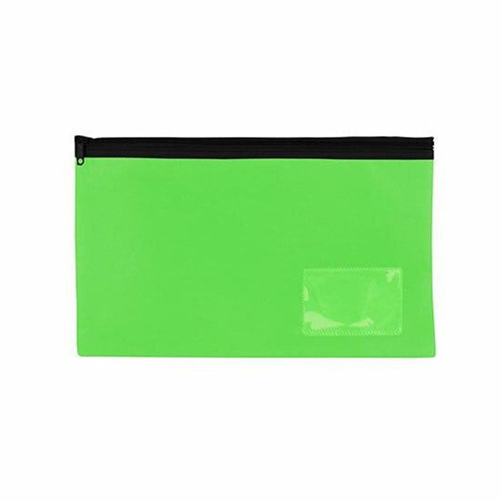 Étui au crayon lumineux Celco avec 1 zip (vert lime)