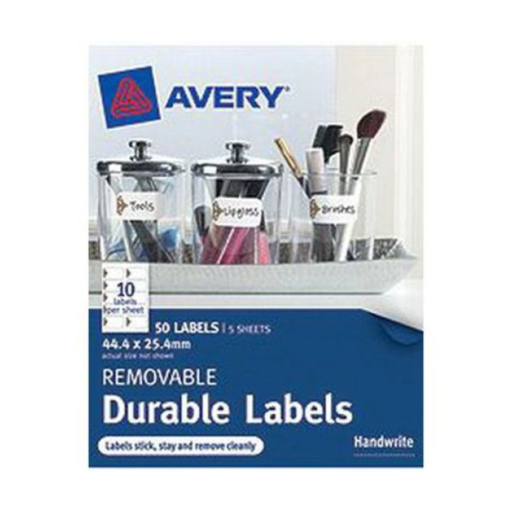 Avery Writable Organize Etiketter 50st (44x25mm)