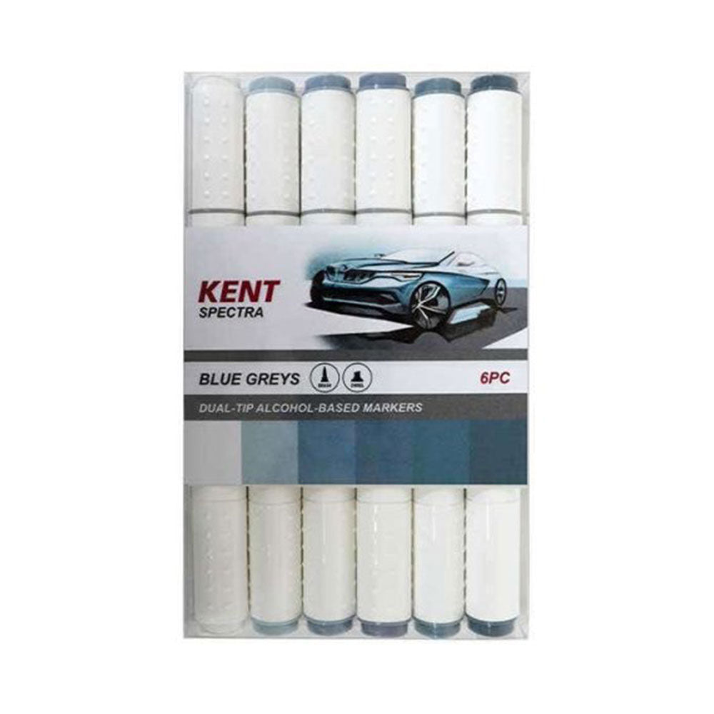 Kent Spectra Graphic Design Marker Set 6PCS