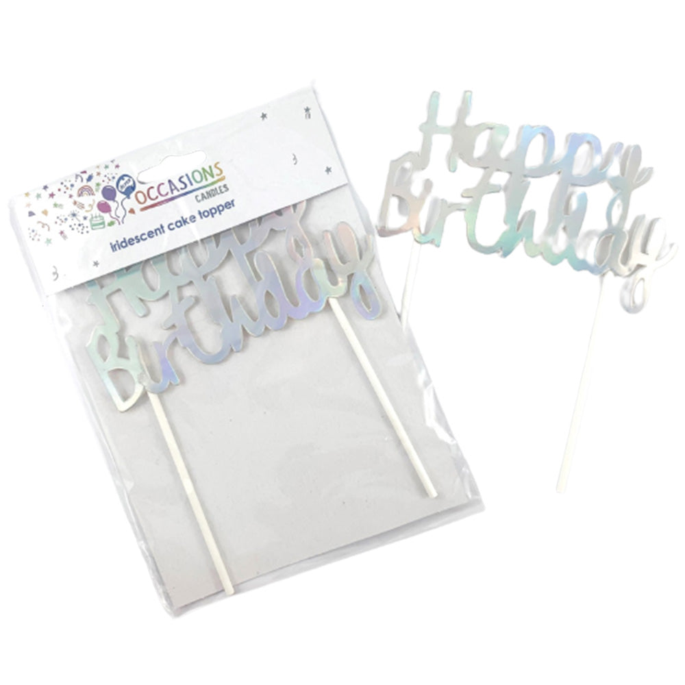 Alpen alles Gute zum Geburtstag Metallic Cake Toper