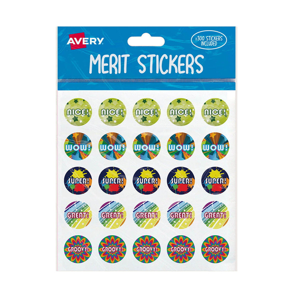 Avery Didascalie Merita adesivi 300pcs