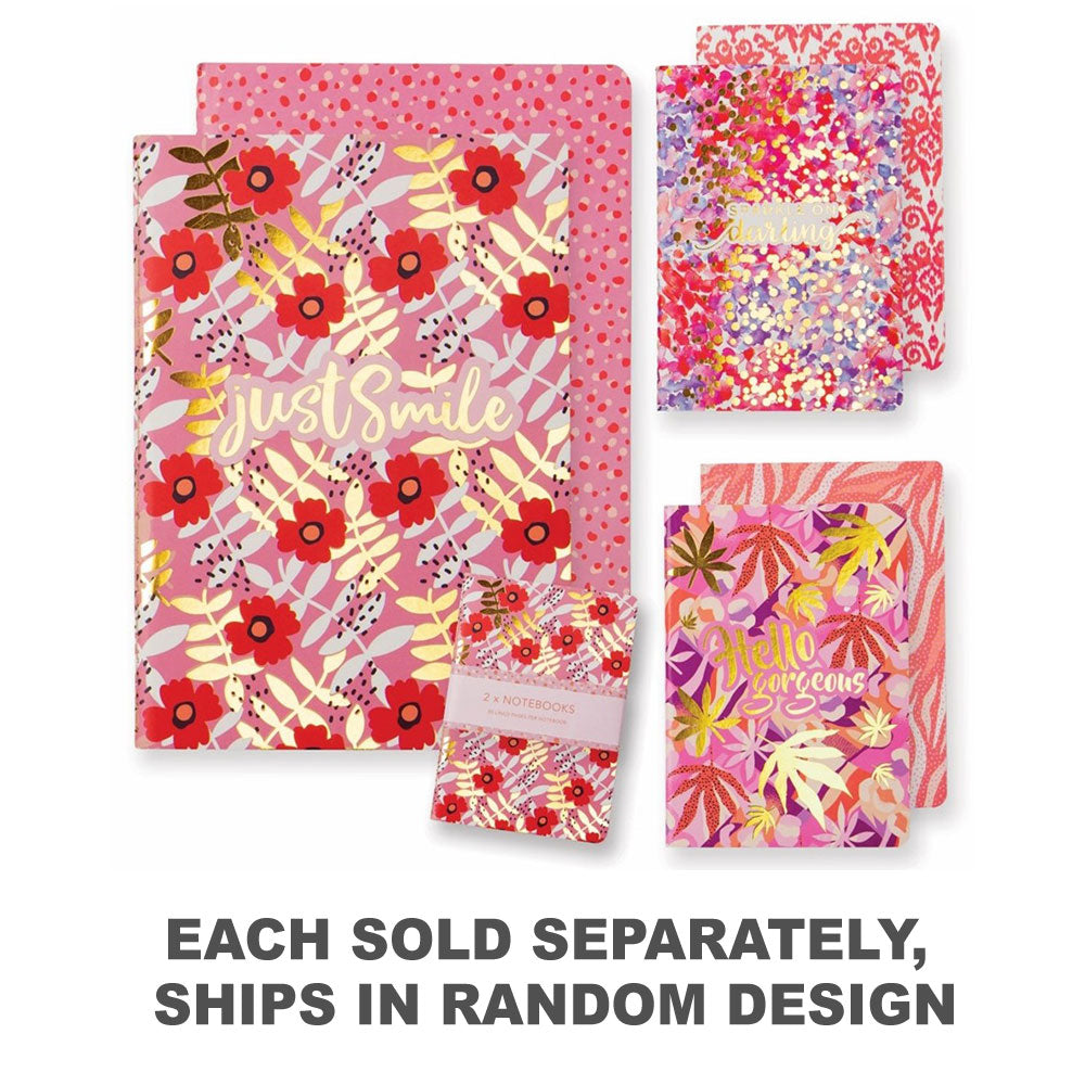 Suda Soft Cover Notebook A6 2pcs (Random Design)