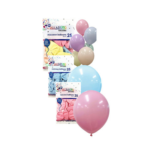 Alphen Macaron Pastel Balloons 30cm (25pcs)