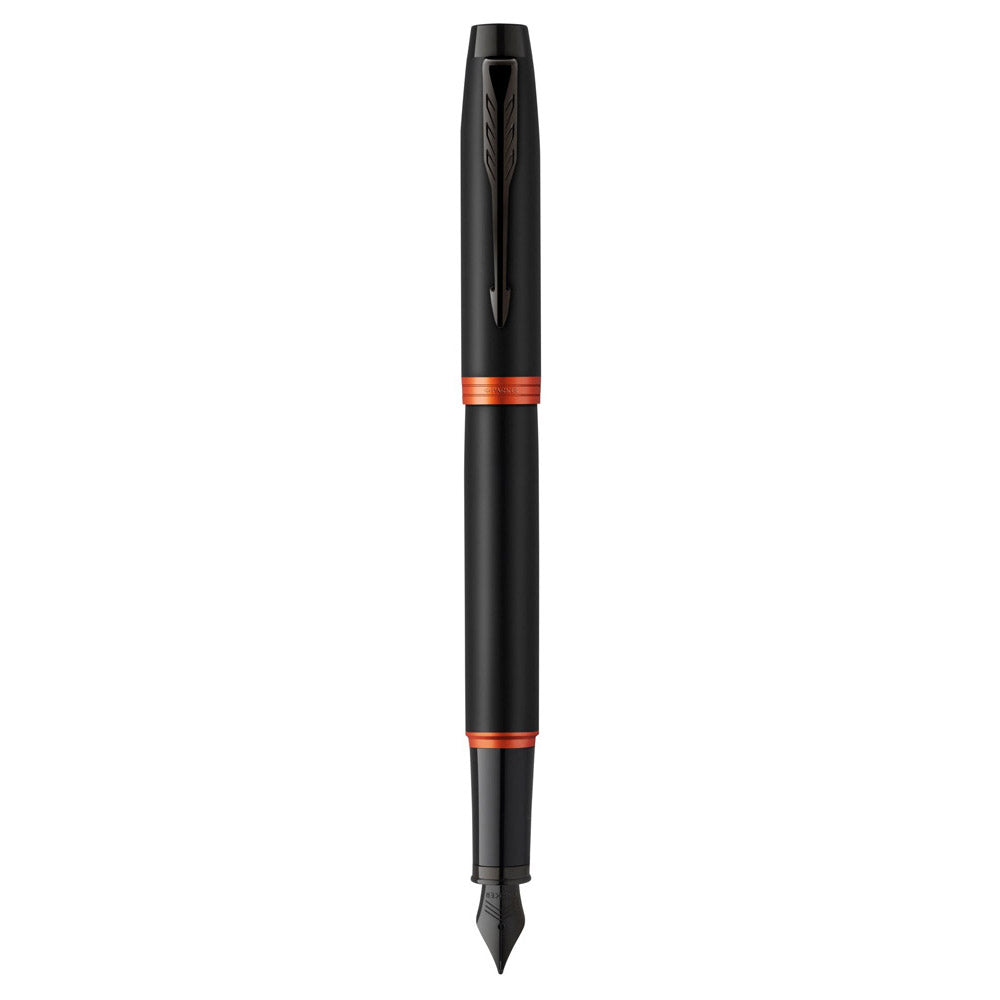 Parker IM Vibrant Rings Fountain Pen (Satin Black)