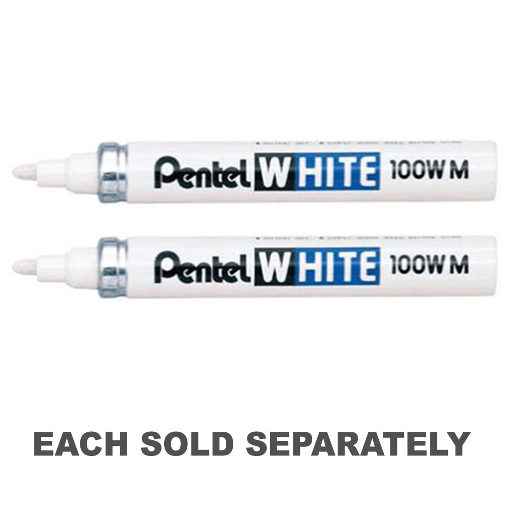 Pentel 100C-M Bullet Tip Marker (White)