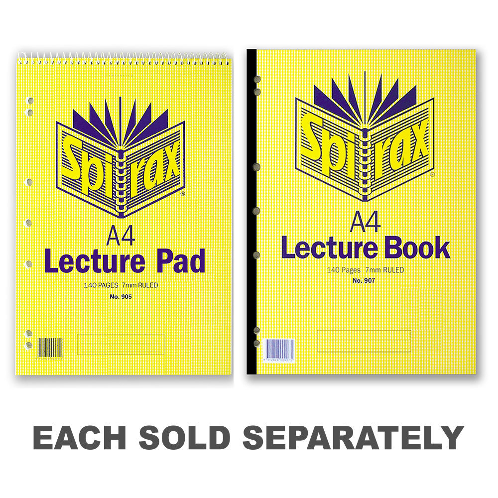 Spirax A4 Lecture Pad (Pack of 10)