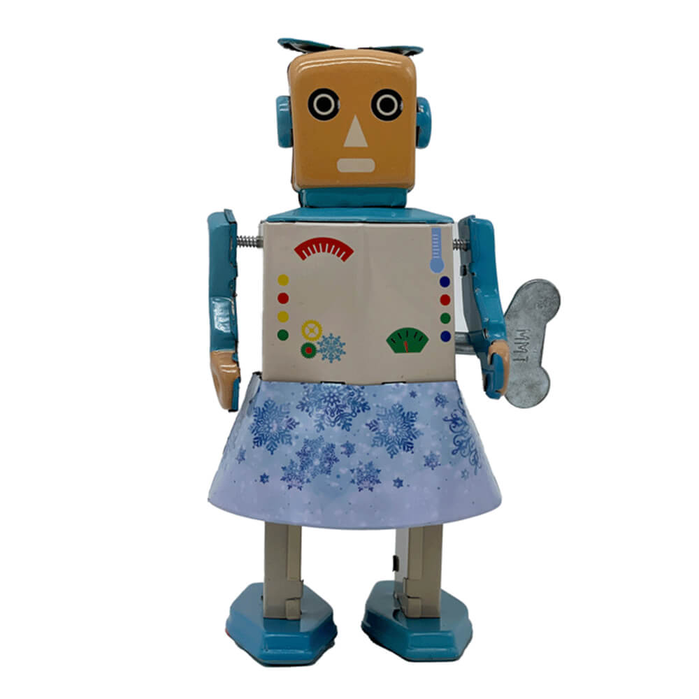 Herr & Mrs Tin Robot Toy 15cm