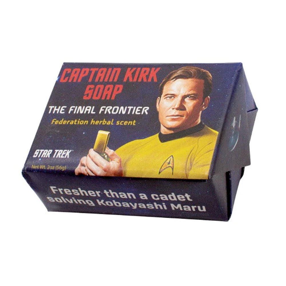 Captain Kirk Boldy Go Soap