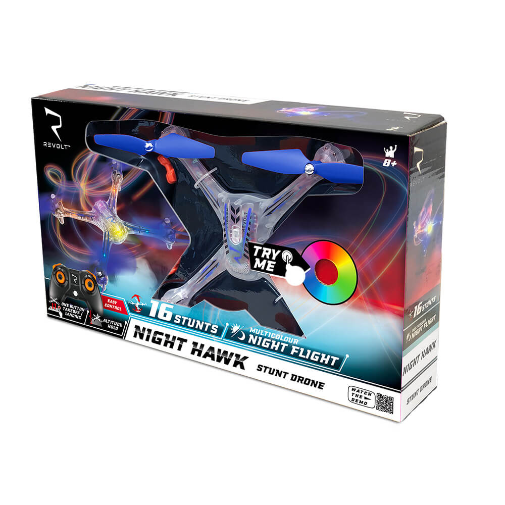 Revolt Radio Control Night Hawk Stunt Drone