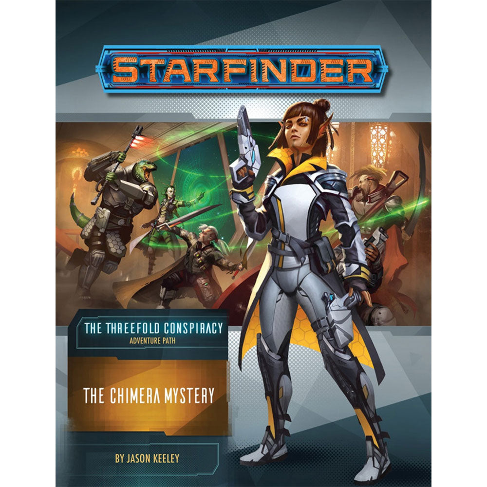 Starfinder el triple de conspiración RPG