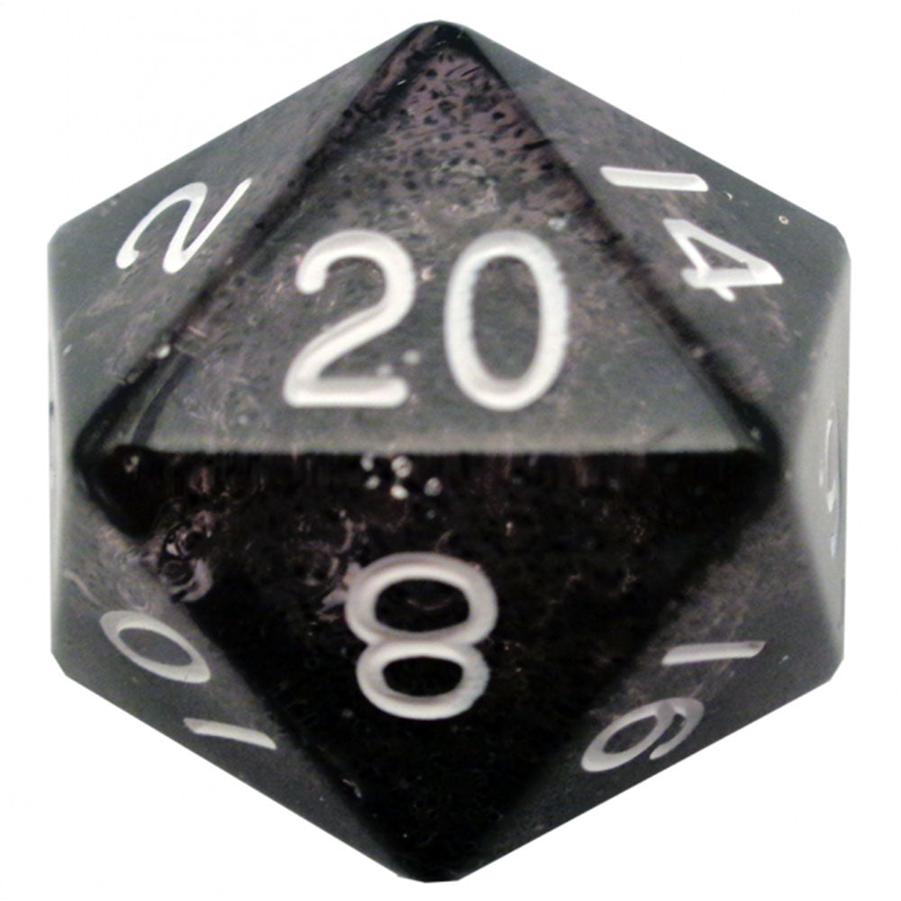 MDG Ethereal Mega Acrylic D20 Dice 35mm