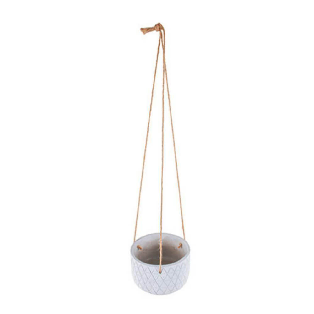 Destiny Hanging Cement Pot Planter