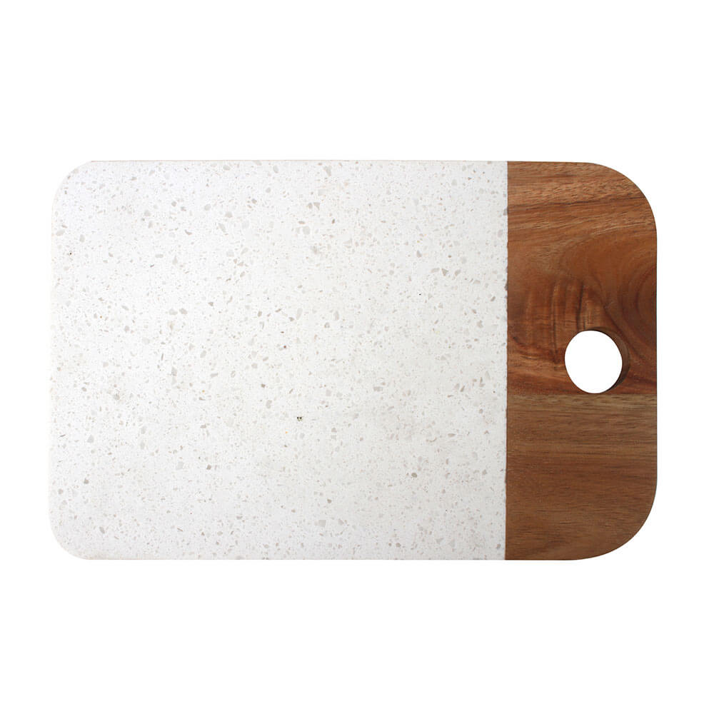 Bellance Wood and Terrazzo Serving Board