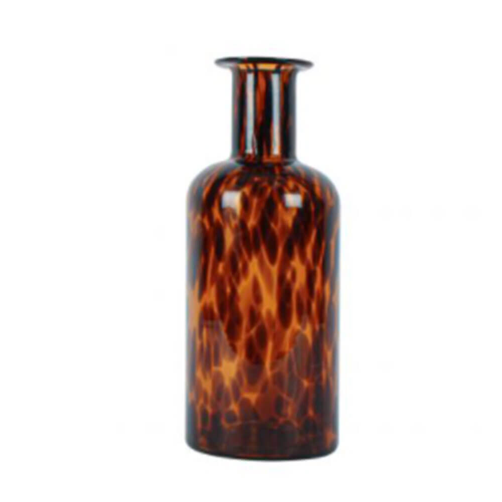 Easton Amber Leopard Print Vaso