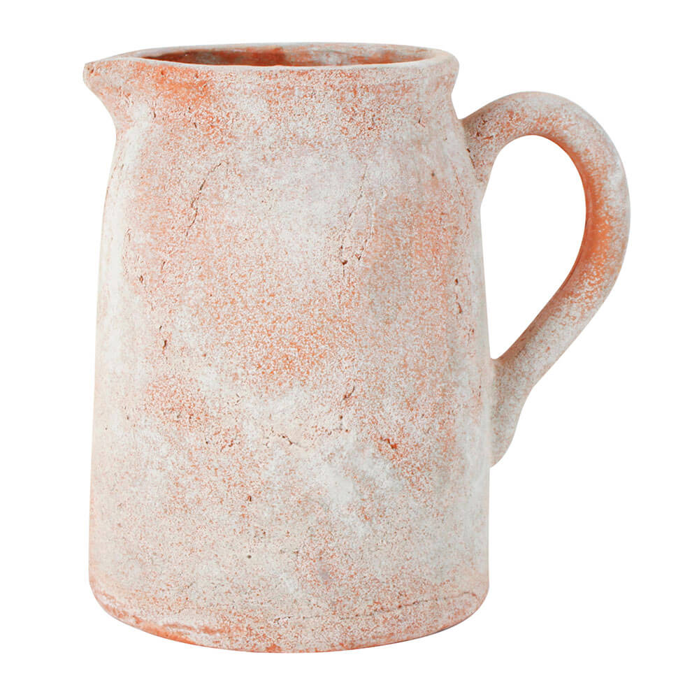 Vaso jug da piatto di terracotta noor