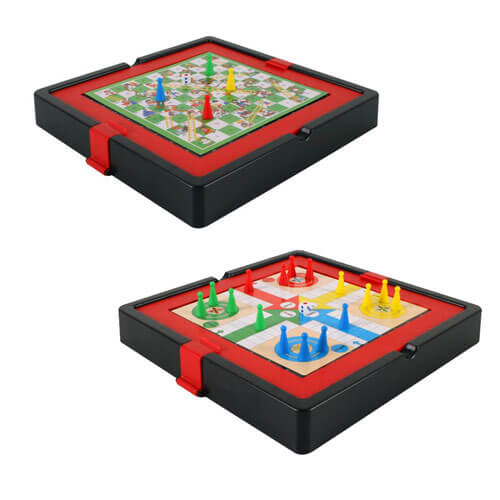 4-in-1 Classic Board Game Set