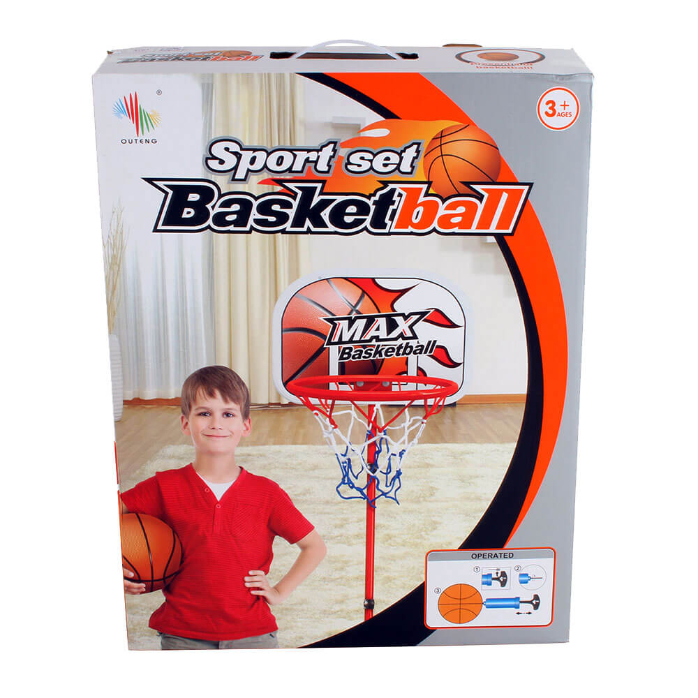 Basketball Set with Stand and Hoop 165cm