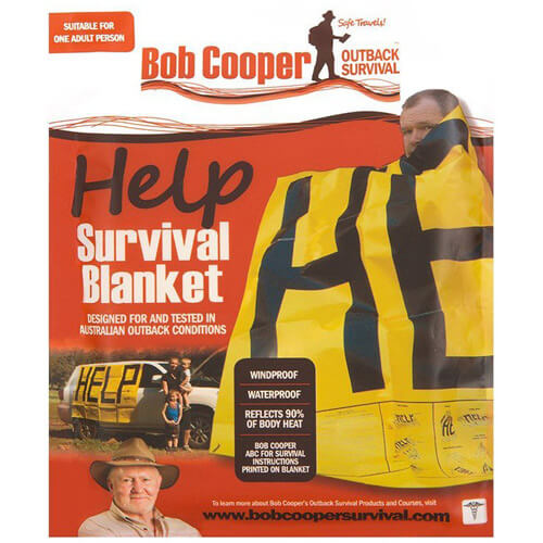 Bob Cooper Help Survival Blanket