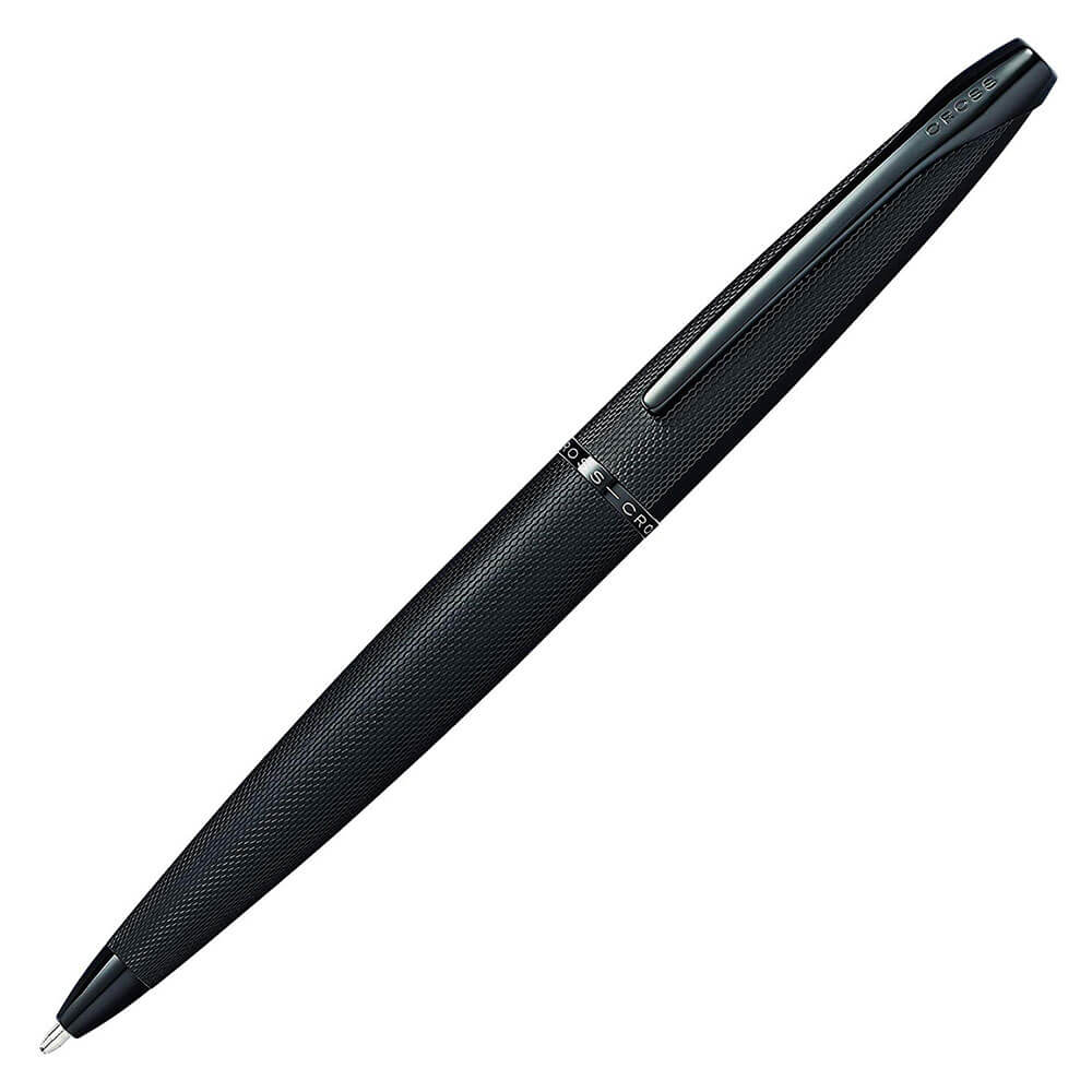 Stylo en diamant gravé en noir brossé ATX