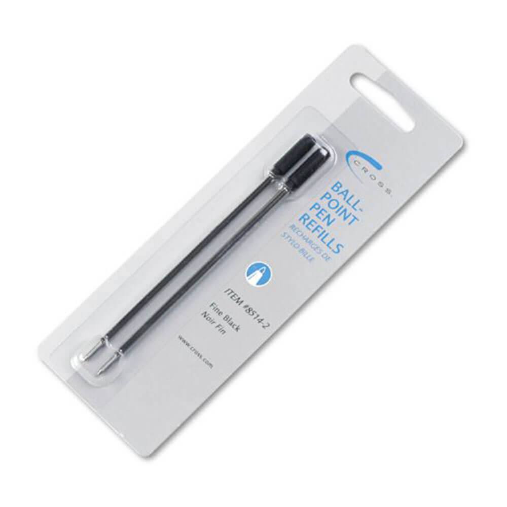 Ballpoint Pen fine recharge 2 pack