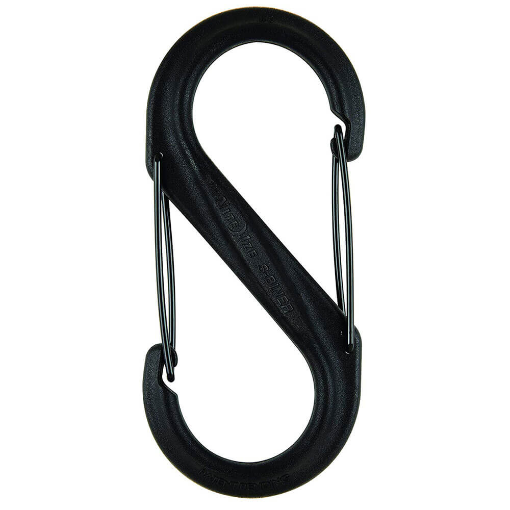 S-Biner Dual Carabiner Plastic #6 (Black)