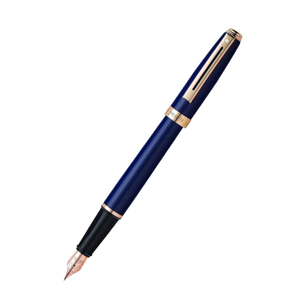 Prelude Cobalt Blue Lanquer/Rose Gold Pen