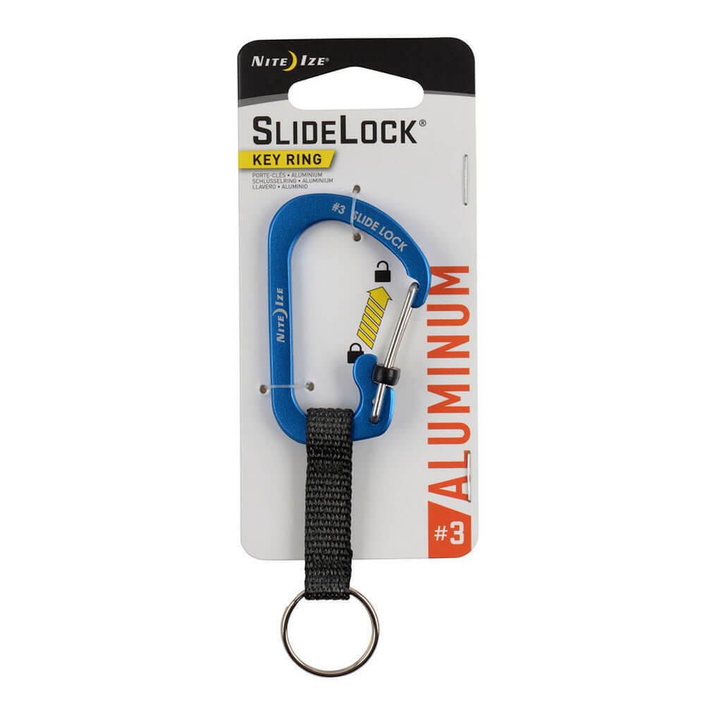 Slidelock Keyring Aluminium