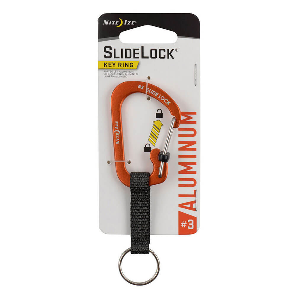 Slidelock sleutelhanger aluminium