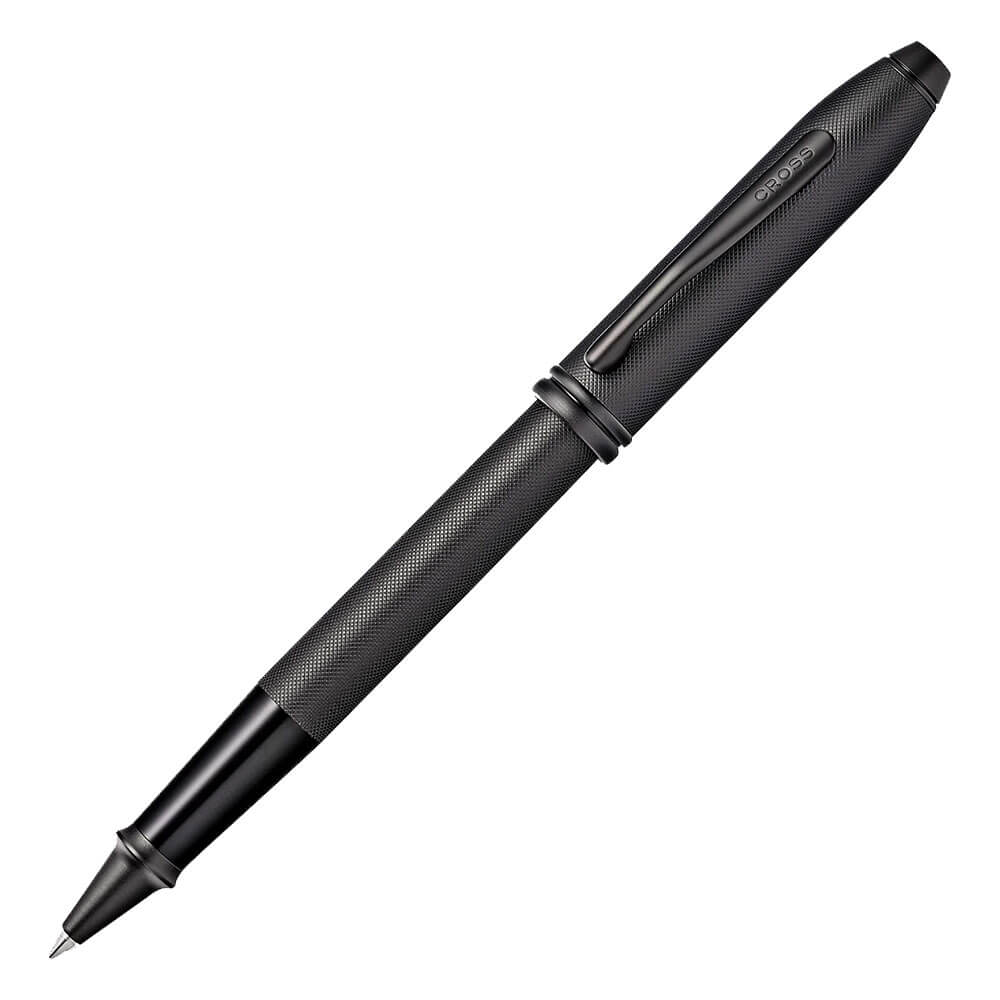 Townsend Black Microknurl i Matte Black Pen