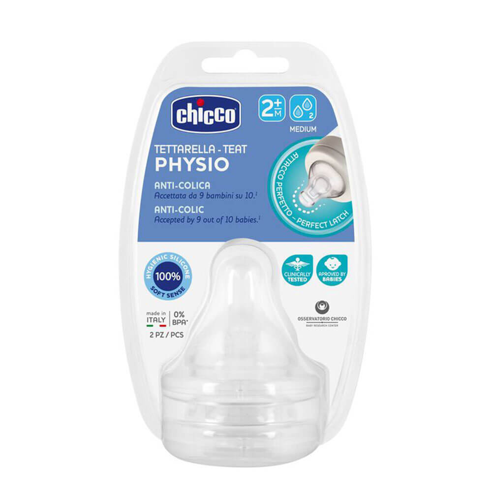 Chicco Perfect5 Anti-Colic Silicon PeeT 2 st