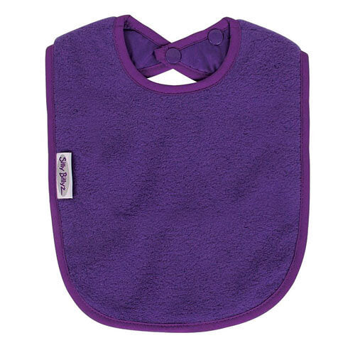 Silly Billyz Fleece Plain Large Bib