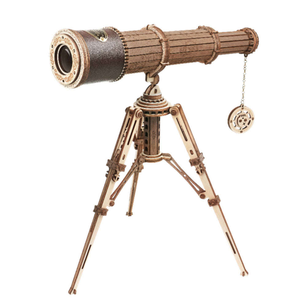 Robotime Monocular Telescope Model Wooden Kit